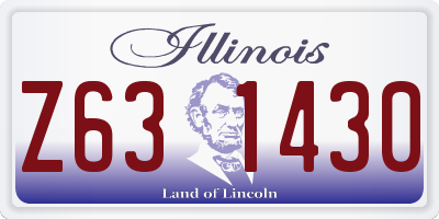 IL license plate Z631430