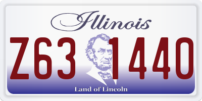 IL license plate Z631440