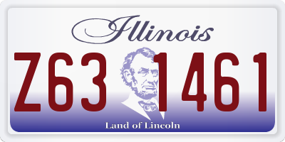IL license plate Z631461