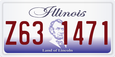 IL license plate Z631471