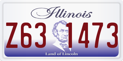 IL license plate Z631473