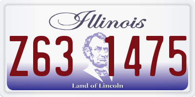 IL license plate Z631475