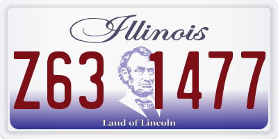 IL license plate Z631477