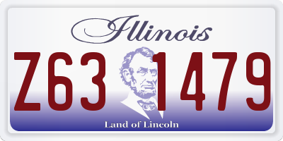 IL license plate Z631479