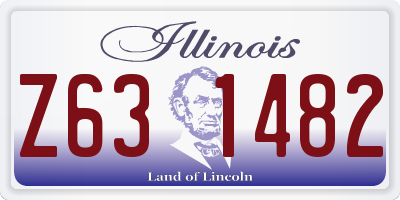 IL license plate Z631482