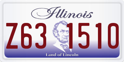 IL license plate Z631510