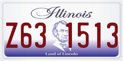 IL license plate Z631513