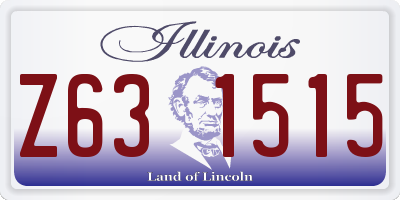 IL license plate Z631515
