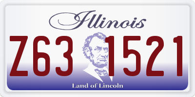 IL license plate Z631521