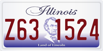 IL license plate Z631524