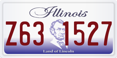 IL license plate Z631527