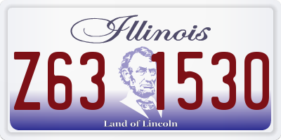 IL license plate Z631530