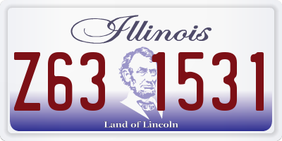 IL license plate Z631531