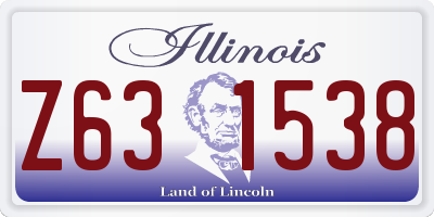 IL license plate Z631538