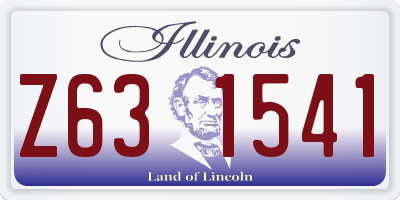IL license plate Z631541