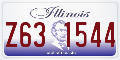 IL license plate Z631544