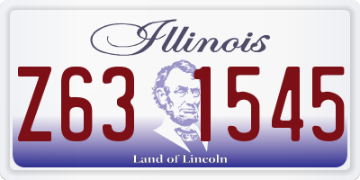 IL license plate Z631545