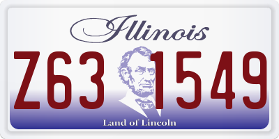 IL license plate Z631549