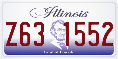 IL license plate Z631552