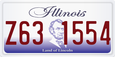 IL license plate Z631554