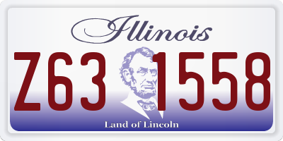 IL license plate Z631558