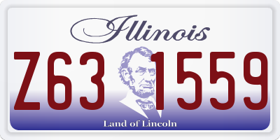 IL license plate Z631559