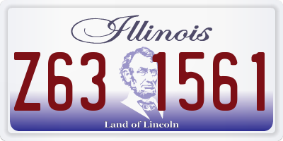IL license plate Z631561