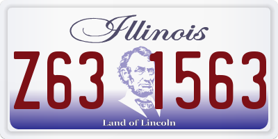 IL license plate Z631563