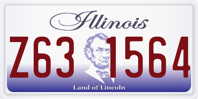 IL license plate Z631564