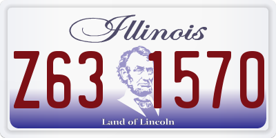 IL license plate Z631570