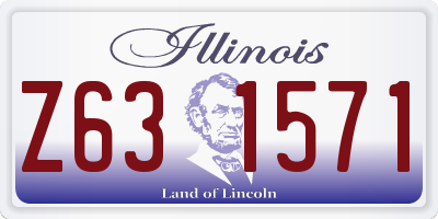 IL license plate Z631571