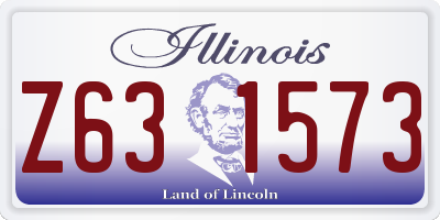 IL license plate Z631573