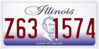 IL license plate Z631574
