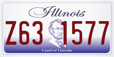 IL license plate Z631577
