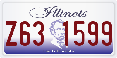 IL license plate Z631599