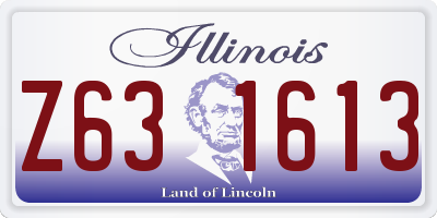 IL license plate Z631613
