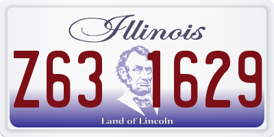 IL license plate Z631629