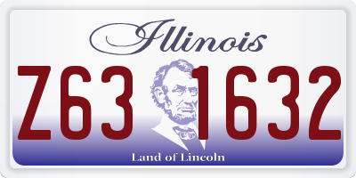IL license plate Z631632