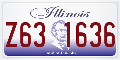 IL license plate Z631636
