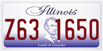 IL license plate Z631650