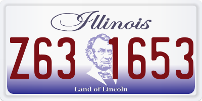 IL license plate Z631653