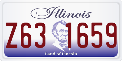 IL license plate Z631659
