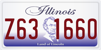 IL license plate Z631660