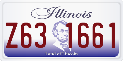 IL license plate Z631661