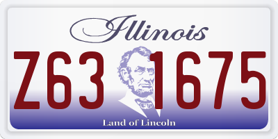 IL license plate Z631675