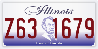 IL license plate Z631679