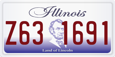 IL license plate Z631691