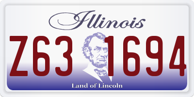 IL license plate Z631694