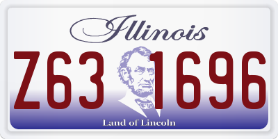 IL license plate Z631696