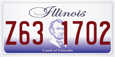 IL license plate Z631702